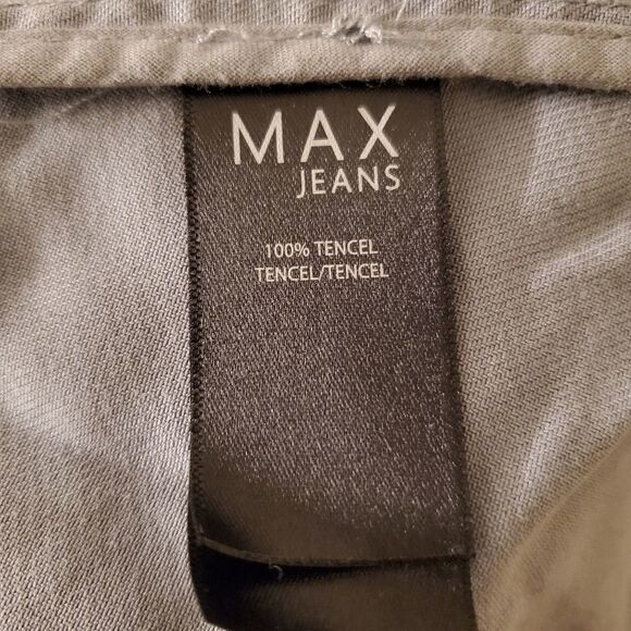 Max Jeans Shawl Tencel Jacket size Medium in Grey - NEW - Picture 12 of 13